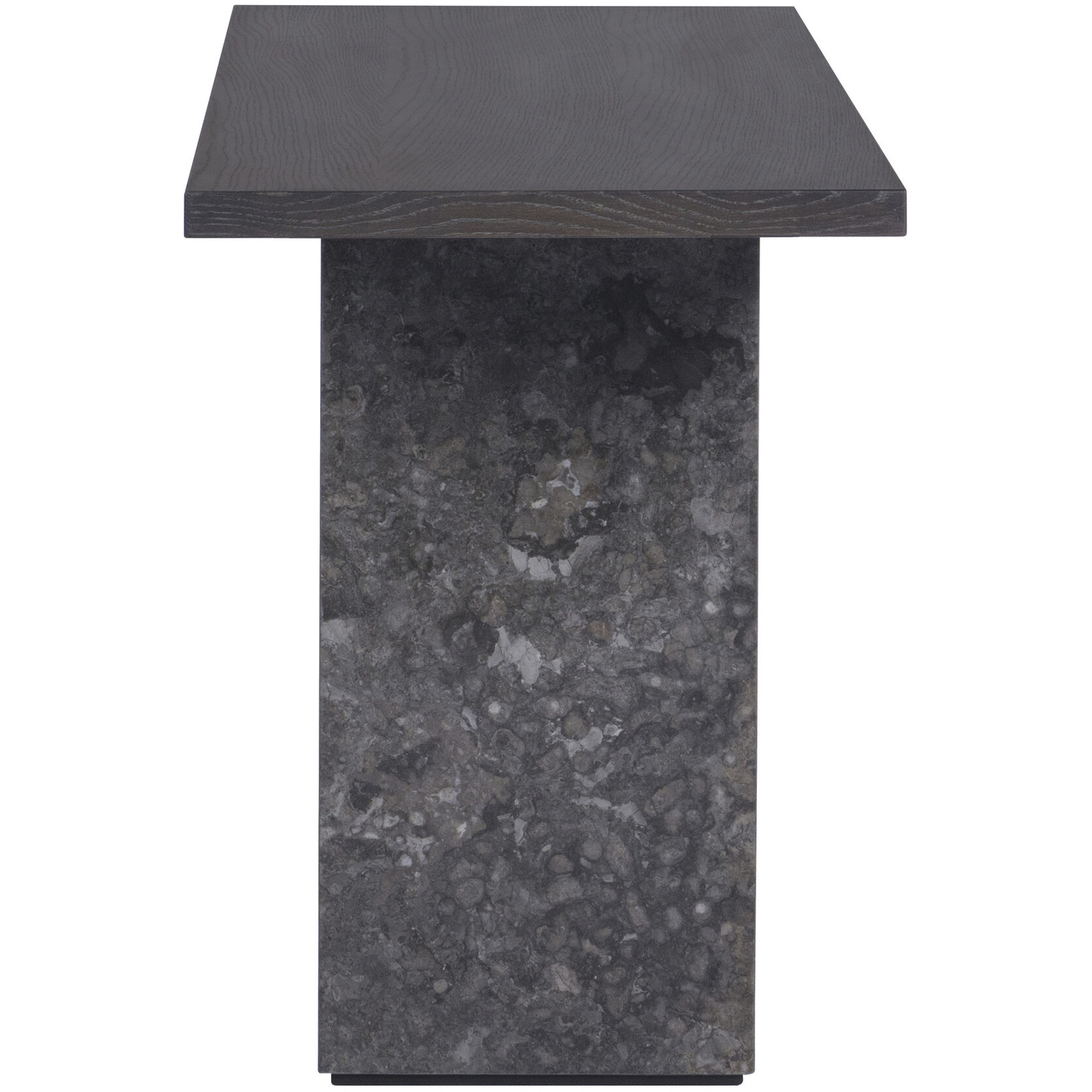 Rebel 71 X 21.75 inch Grey Marble / Charcoal Grey Console Table
